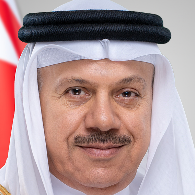 Bahrain Minister of Foreign Affairs Dr. Abdullatif bin Rashid Al Zayani