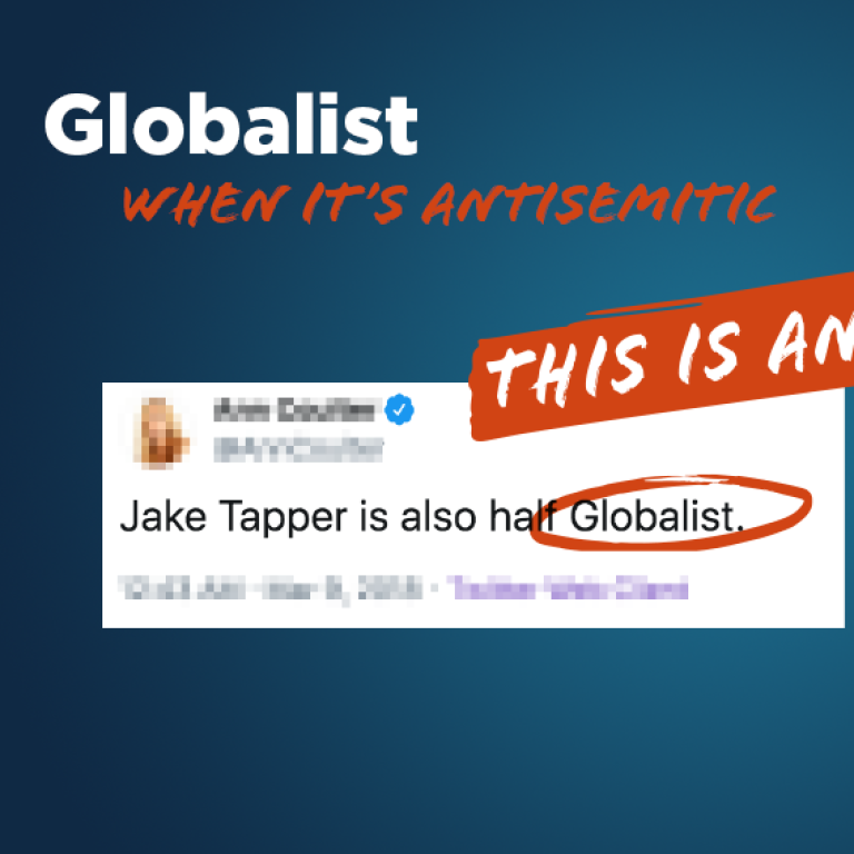 Globalist - This is Antisemitic - Translate Hate