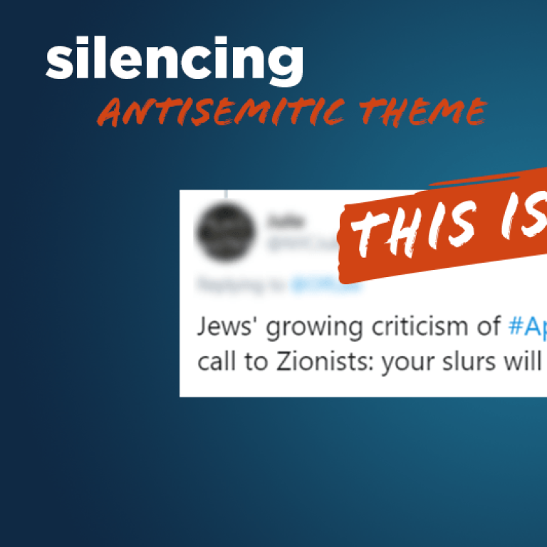 silencing - This is Antisemitic - Translate Hate