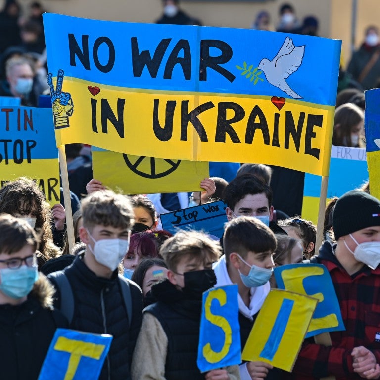 Anti War in Ukraine Protest