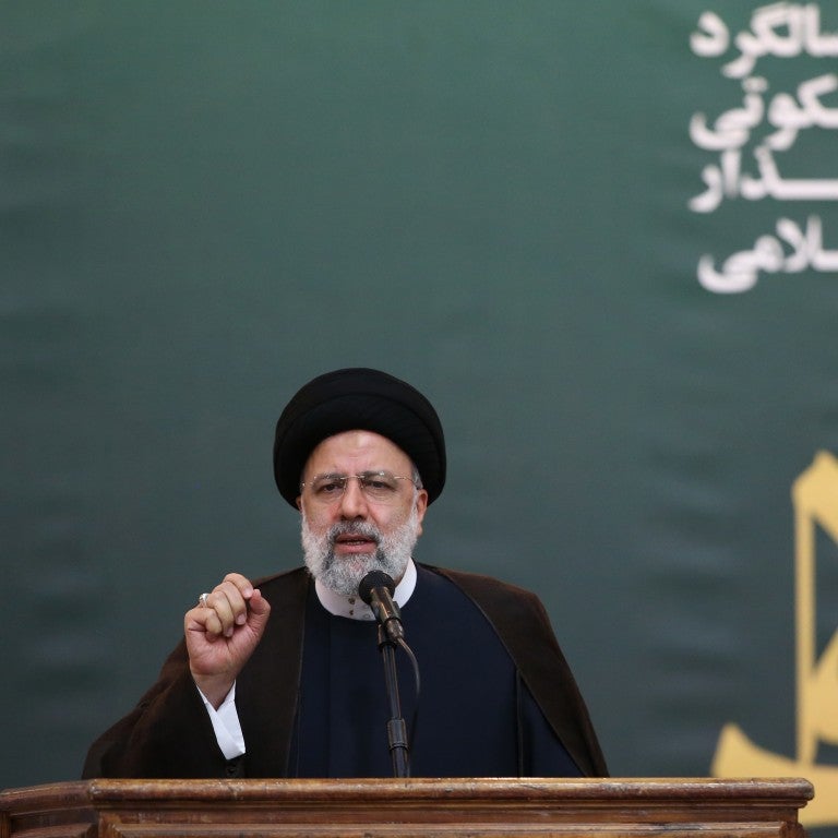 Iranian President Ebraim Raisi