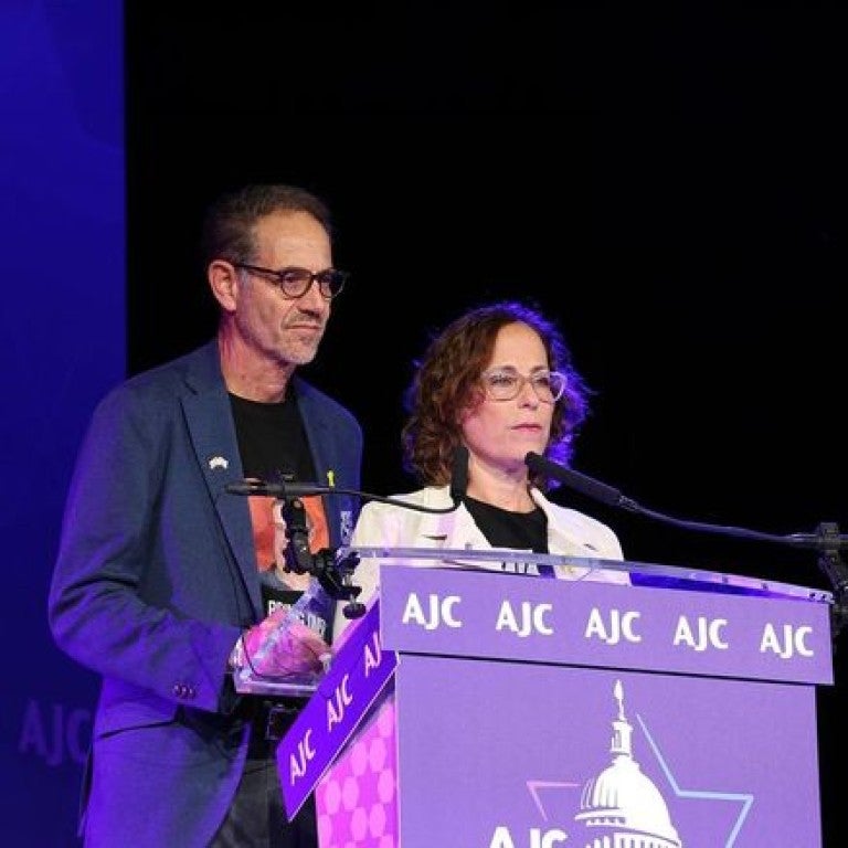 AJC President Michael Tichnor Honors Hostage Families and Highlights Advocacy Efforts