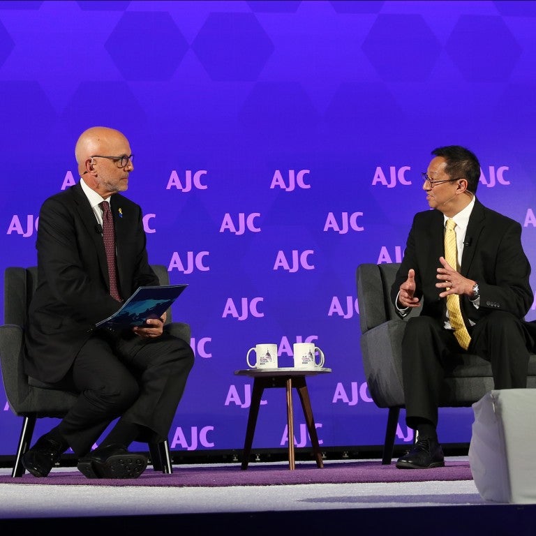 AJC CEO Ted Deutch, UM President Santa Ono Tackle Campus Antisemitism