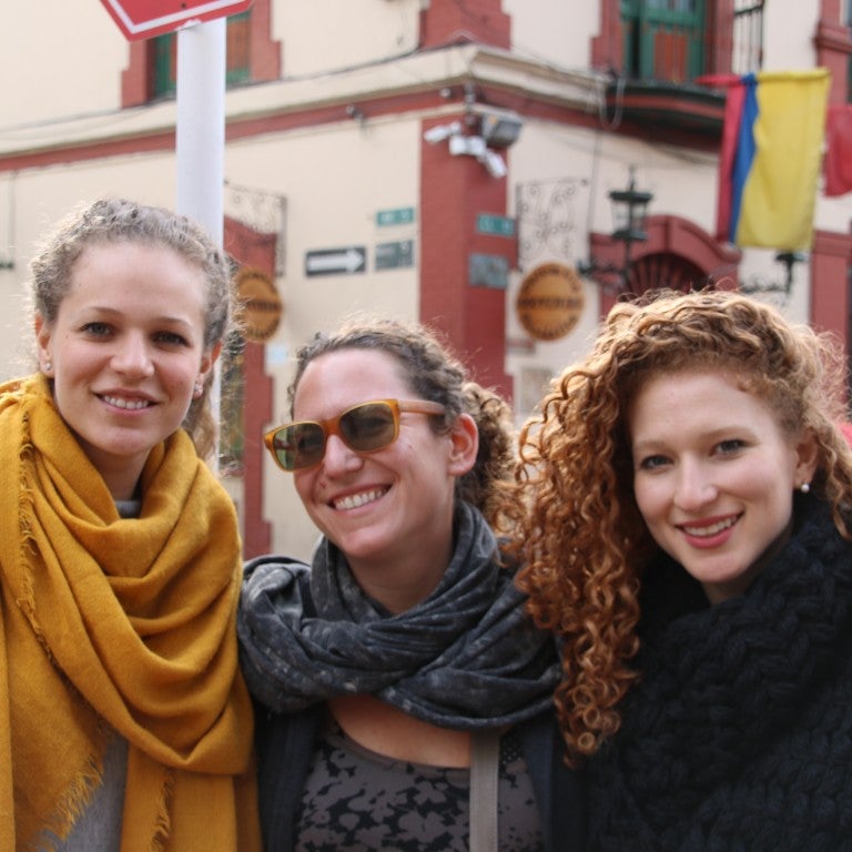 Photo of 3 ACCESS members in Colombia