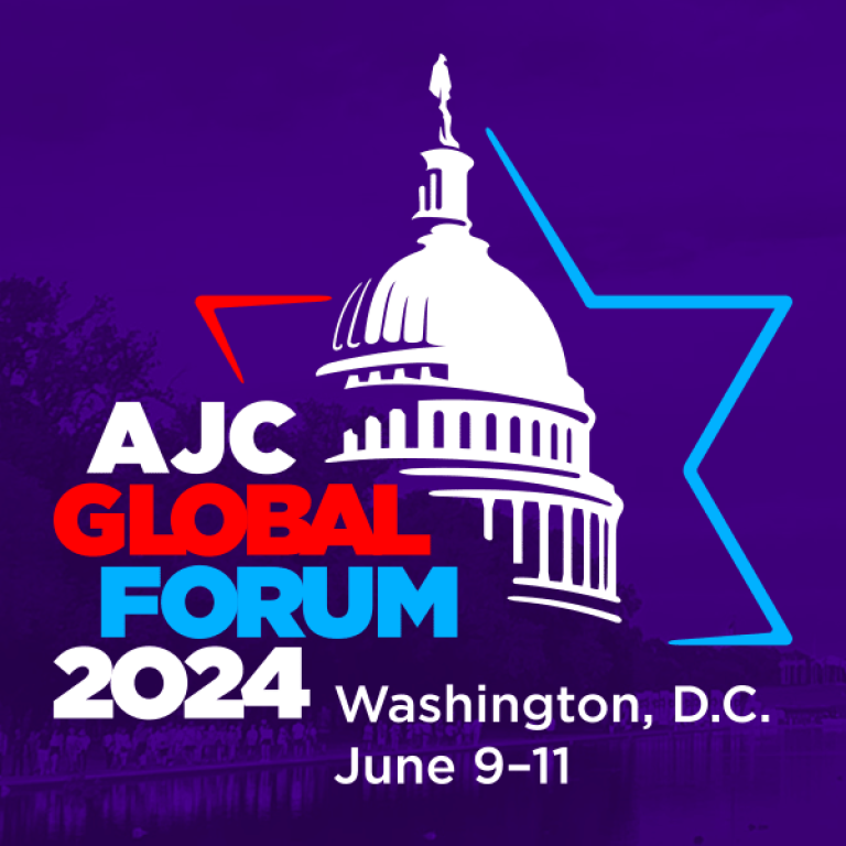 AJC Global Forum 2024 in Washington, D.C. from June 9 - 11 - Register Now