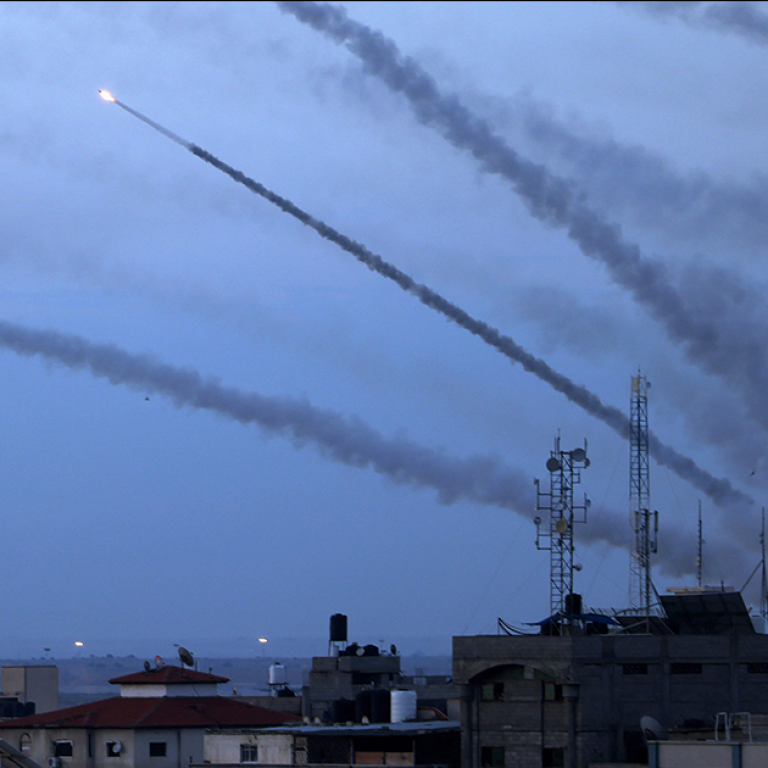 Rockets over Israel